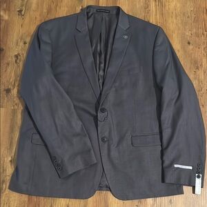 Men's Black/Dark Grey Blazer Slim Fit